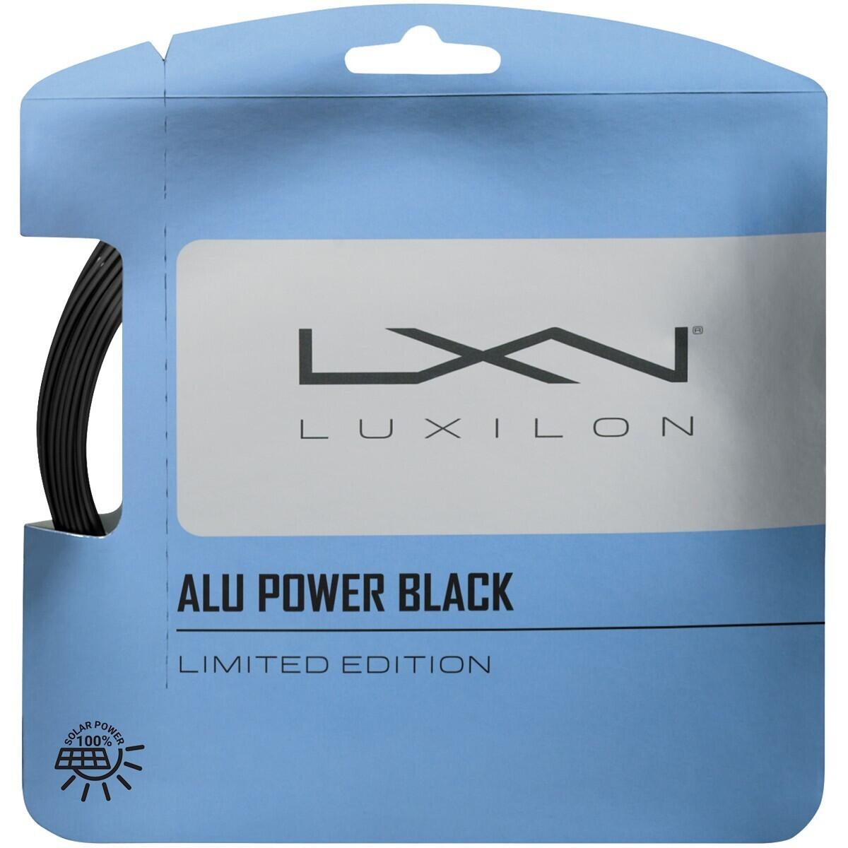 Naciąg tenisowy Luxilon  Alu Power 1.25 mm Black (12 m)