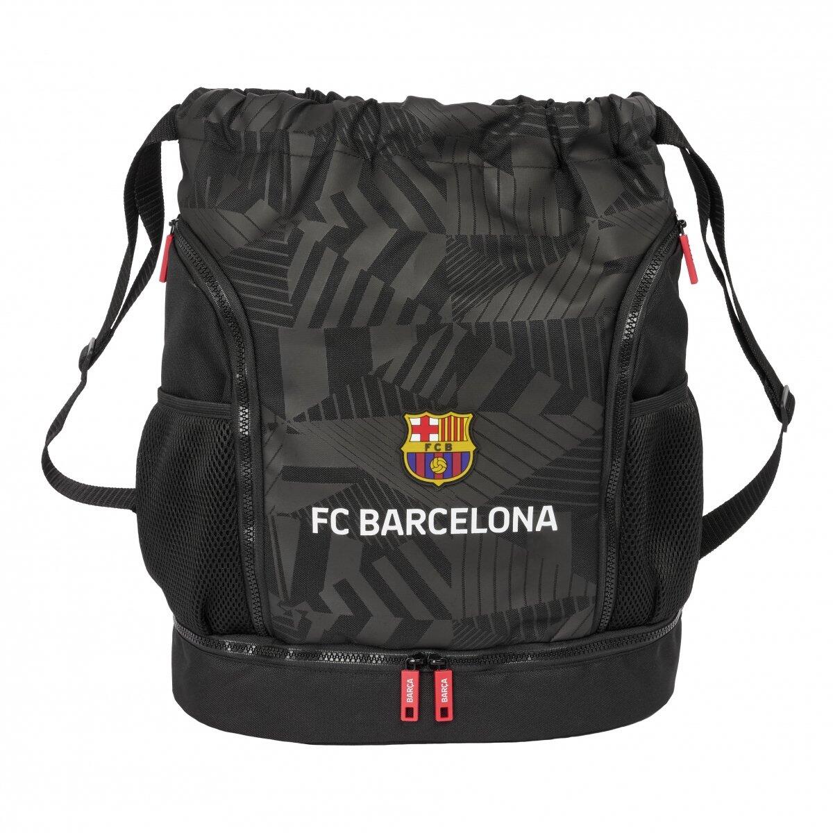 F.C. BARCELONA BLACK - Plecak do plecaka, idealny dla dzieci w różnym wieku, wygodny i wszechstronny, jakość i wytrzymałość, 34 x 15 x 43 cm, kolor czarny, Czarny (Black), Estándar, Casual