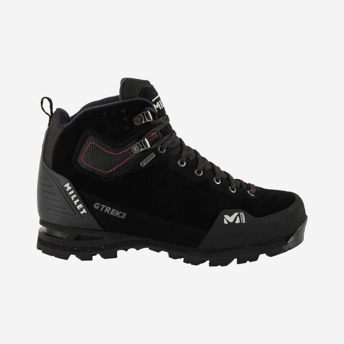 MILLET Damskie buty trekkingowe G Trek 3 Goretex W, czarny czarny, 5,5 UK