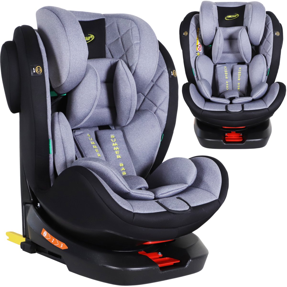 FOTELIK SAMOCHODOWY FARO 40-150cm ISOFIX i-SIZE OBROTOWY 360° SUMMER BABY