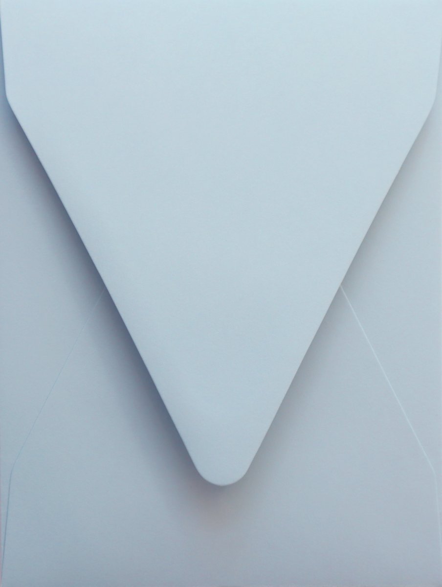 Koperty ozdobne gładkie I8 182x134mm błękitne Malmero Azur NK 120g 25 szt. - na kartki, zaproszenia, laurki