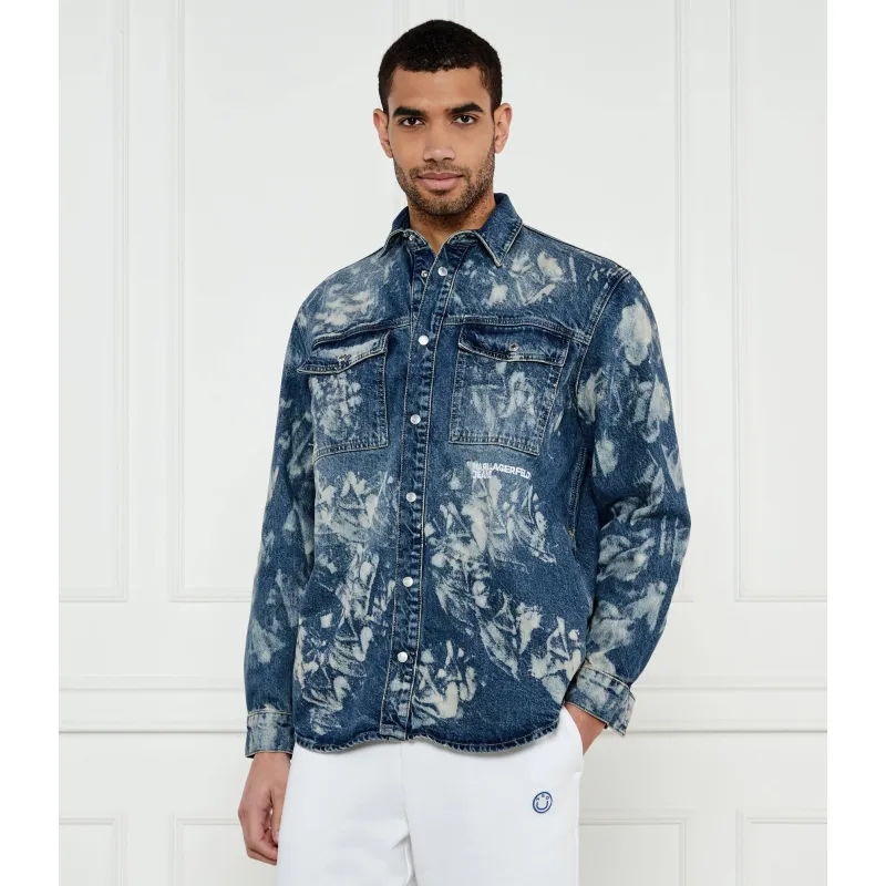 Karl Lagerfeld Jeans Jeansowa koszula Relaxed fit