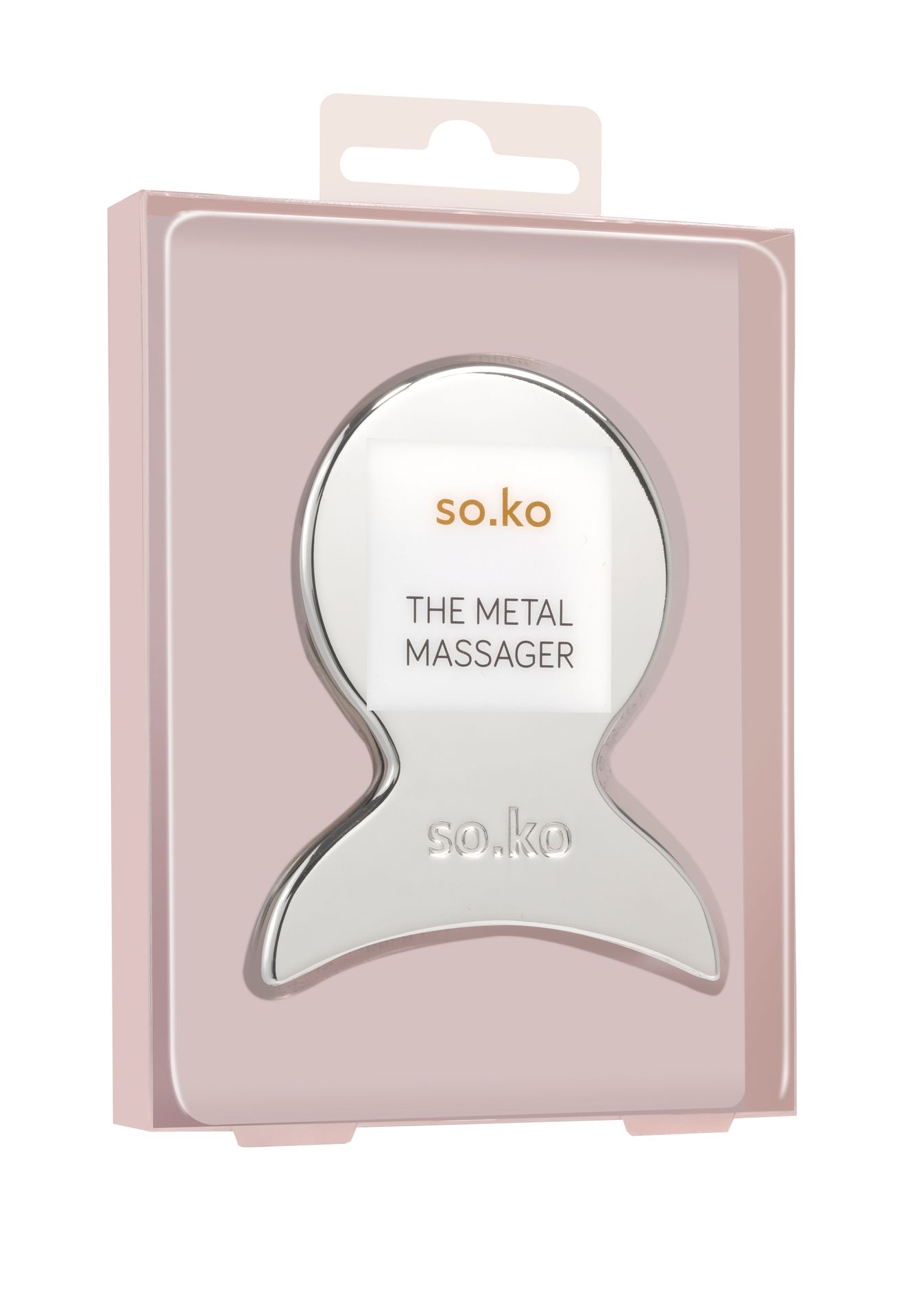 so.ko Płytka metalowa do masażu twarzy
