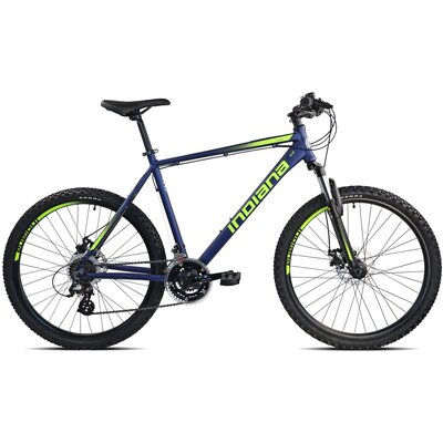 Rower górski MTB INDIANA X-Pulser 2.6 M17 26 cali męski Niebiesko-żółty