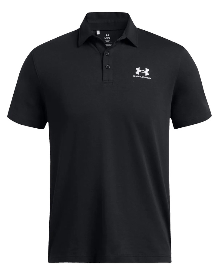 Koszulka męska polo UNDER ARMOUR Icon czarna