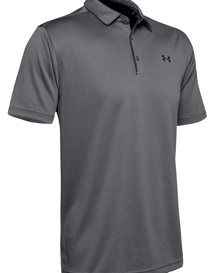 Koszulka męska szara polo UNDER ARMOUR Tech