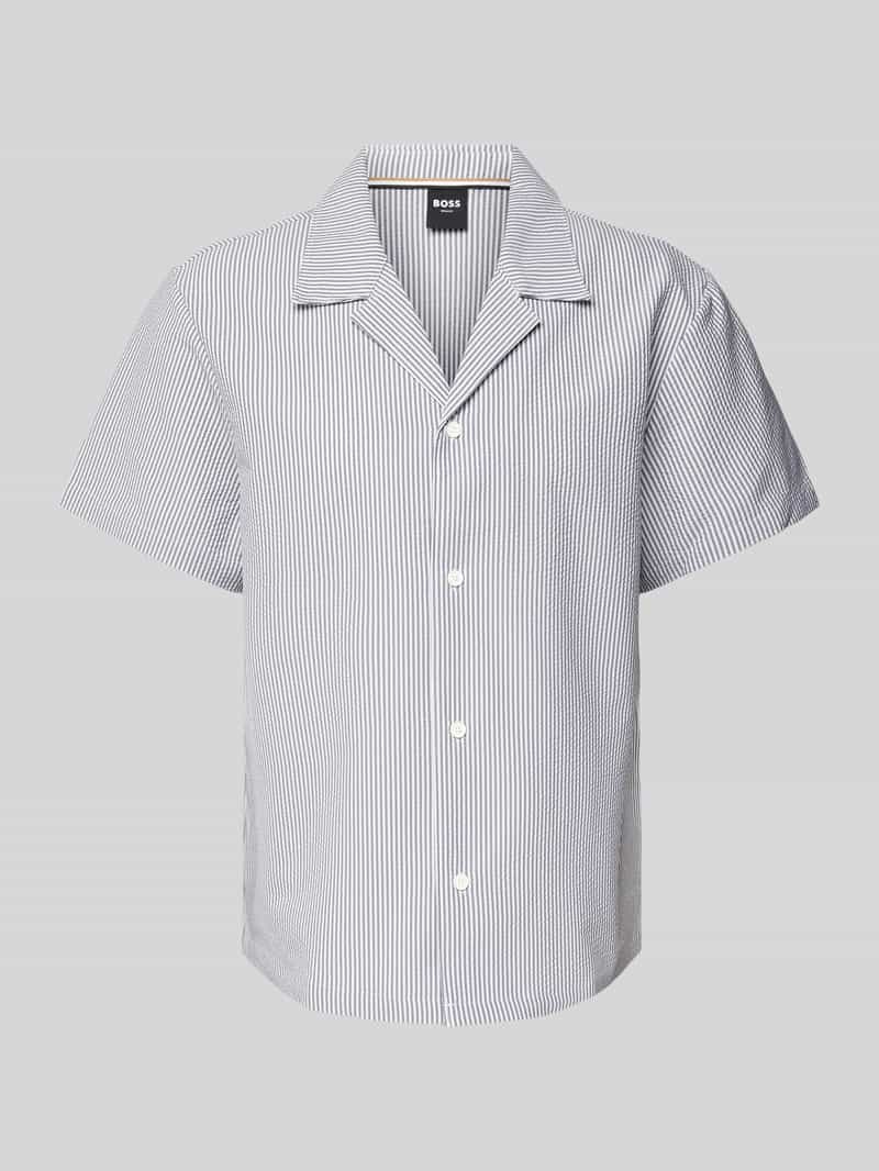 Koszula casualowa o kroju regular fit z rękawem o dł. 1/2 model ‘Velvetfish’