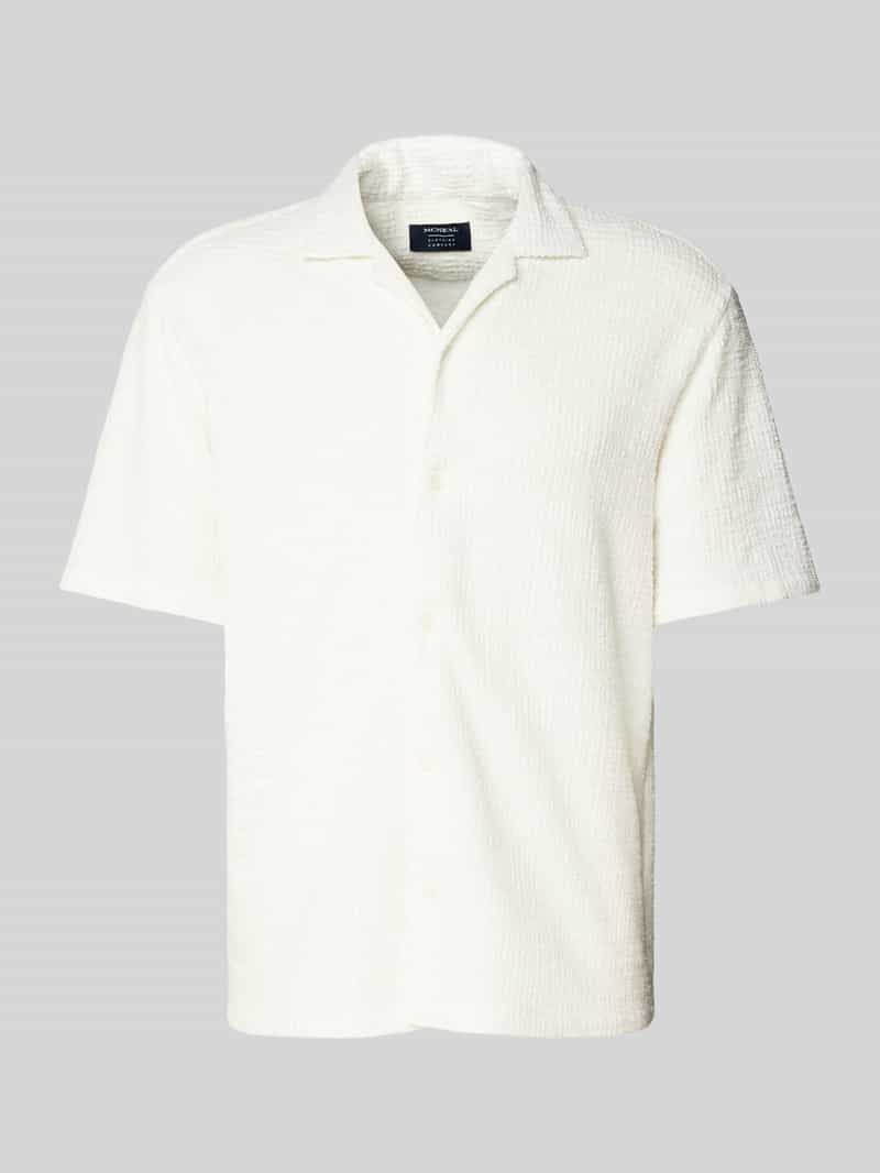 Koszula casualowa o kroju regular fit z wykładanym kołnierzem model ‘GUSTAV’