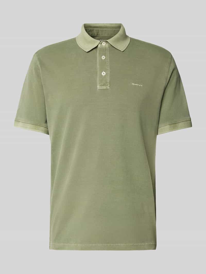 Koszulka polo o kroju regular fit z wyhaftowanym logo model ‘SUNFADED’