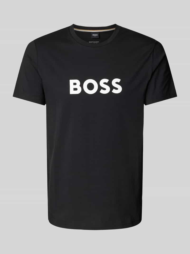 T-shirt z nadrukiem z logo