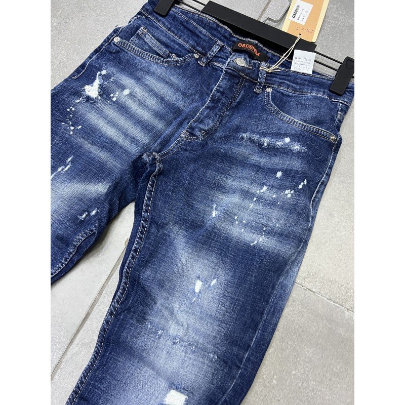 Jeansy Slim Fit - niebieski W31