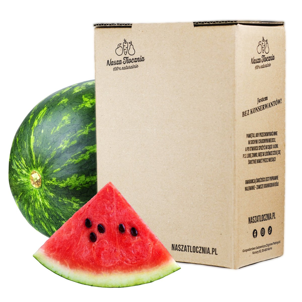 Sok 100% tłoczony z arbuza 3L