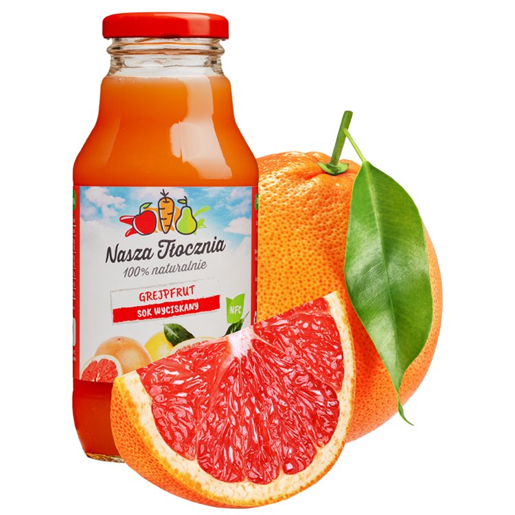 Sok 100% WYCISKANY Grejpfrut 330ml