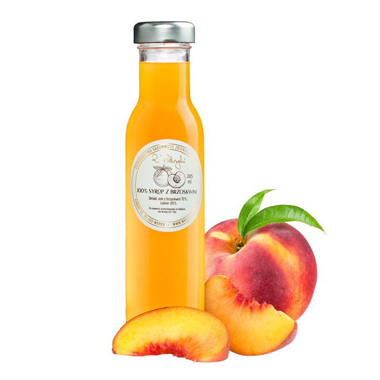 Syrop z Brzoskwini niskosłodzony 285ml