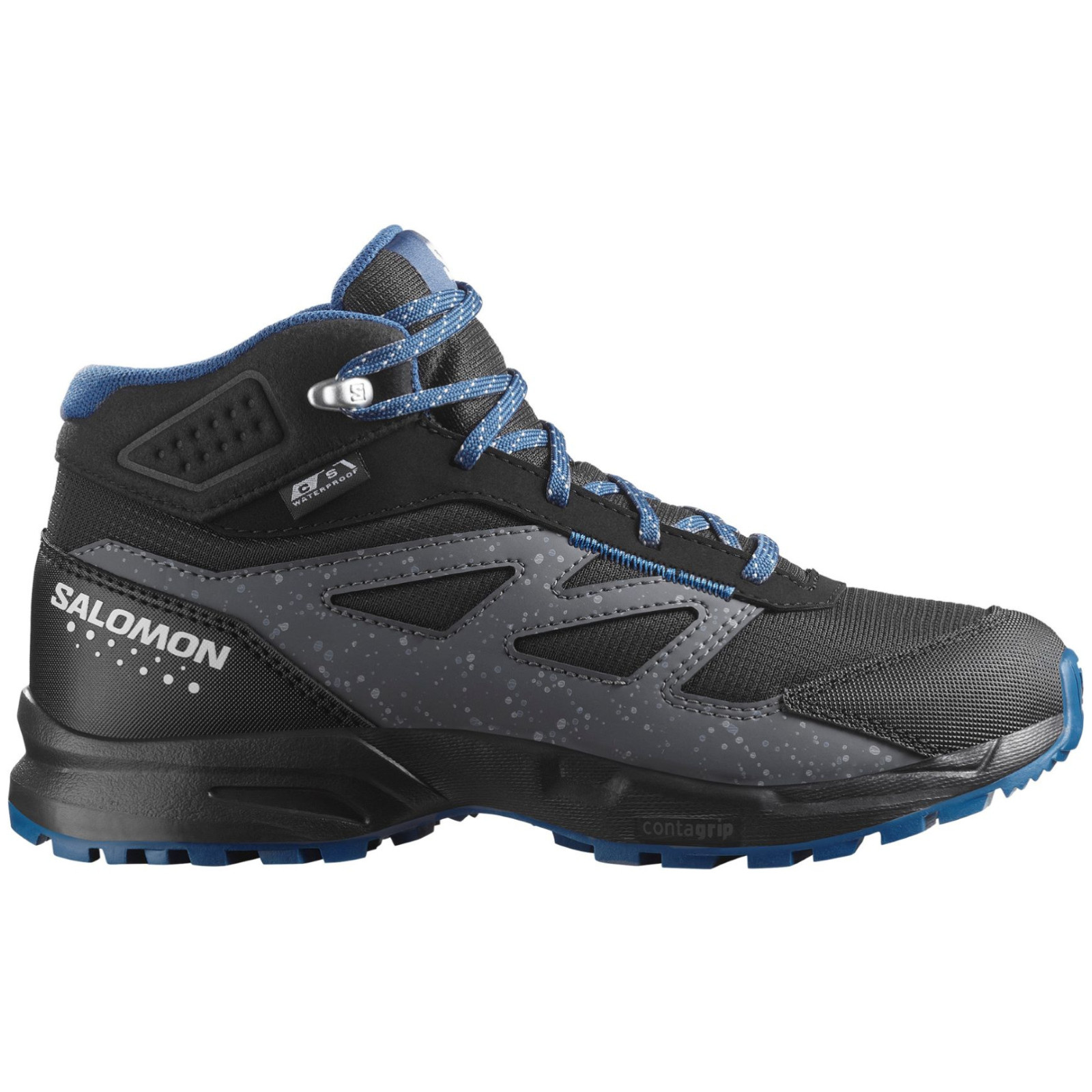 Buty dziecięce Salomon Outway Mid Climasalomon™ Waterproof Rozmiar butów (UE): 39 / Kolor: czarny/niebieski