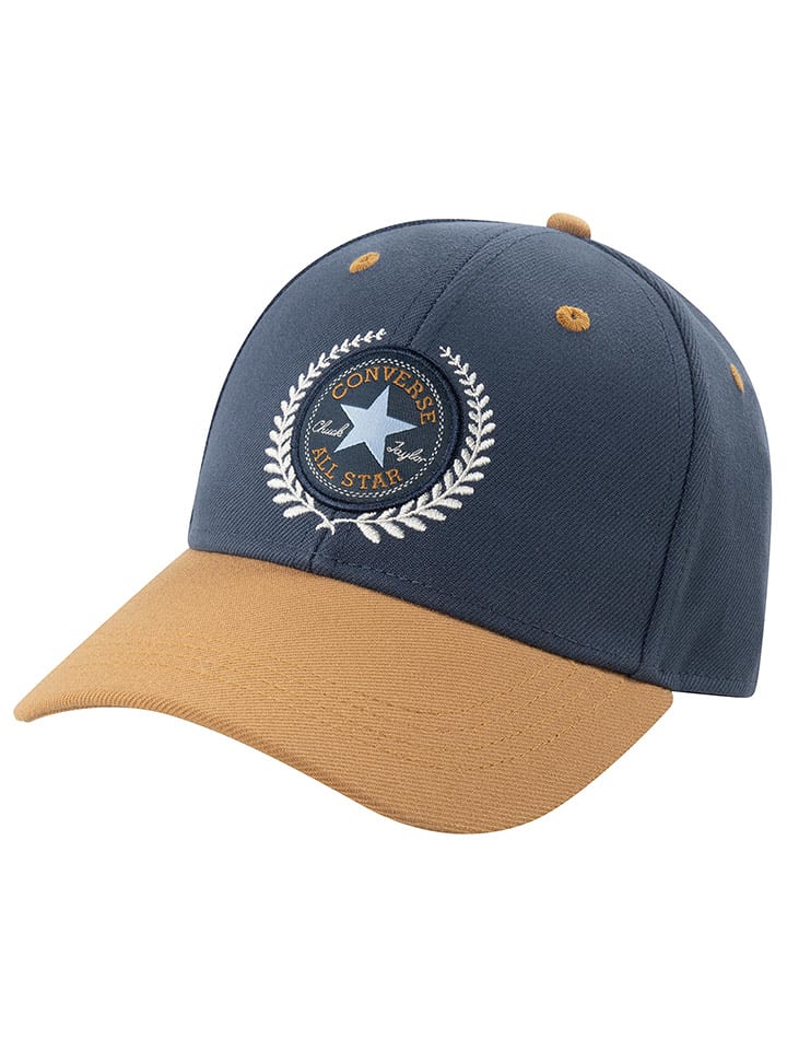 Converse Czapka w kolorze granatowo-jasnobrązowym
