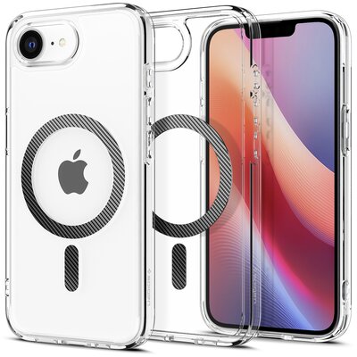 Etui SPIGEN Ultra Hybrid Mag MagSafe do Apple iPhone 16e Carbon Fiber