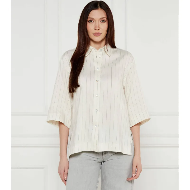 Marella SPORT Koszula Manna | Relaxed fit | z dodatkiem lnu
