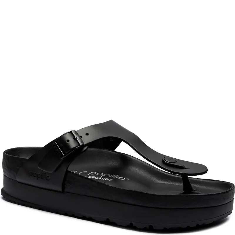 Birkenstock Skórzane japonki Gizeh Flex EXQ LENA | Birkenstock x Papillio