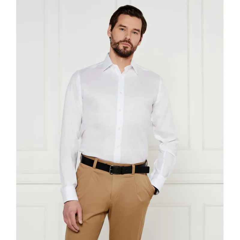 Karl Lagerfeld Lniana koszula Modern fit