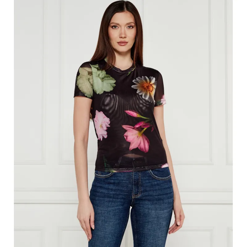 Desigual Bluzka TS_DES MOINES Slim Fit