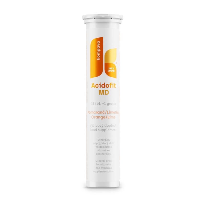 AcidoFit MD 15 + 1 tabl., pomarańcza-limonka