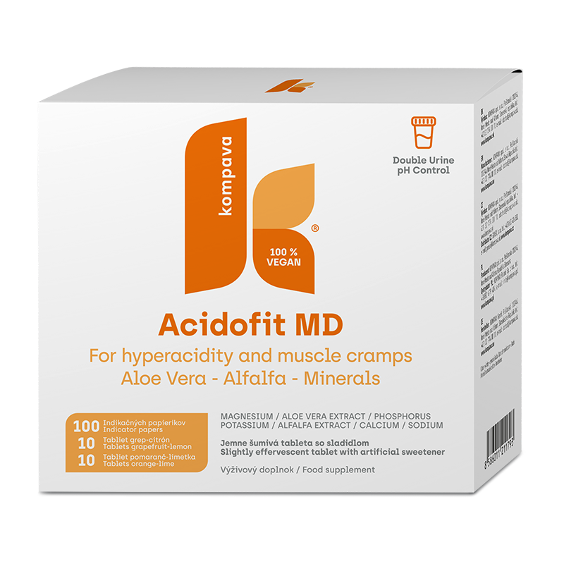 AcidoFid MD - MIX 20 tabl. + 100 szt papierków testowych