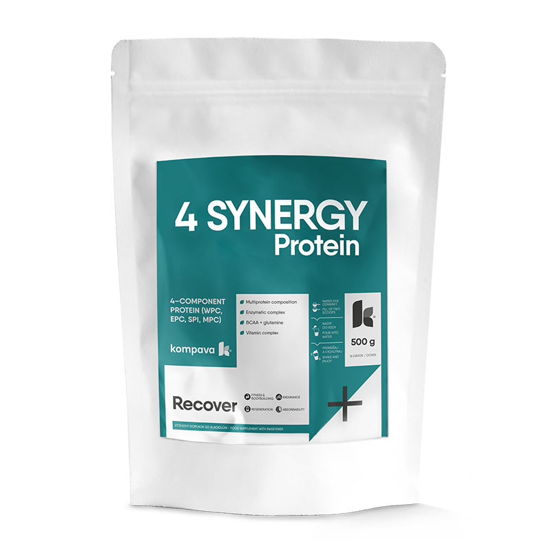 4 SYNERGY Protein 500 g/16 porcji, czekolada/banan