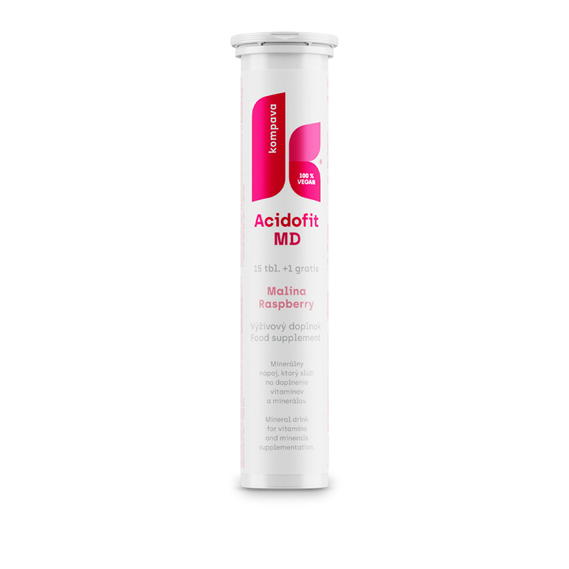AcidoFit MD 15 + 1 tabletka, malina