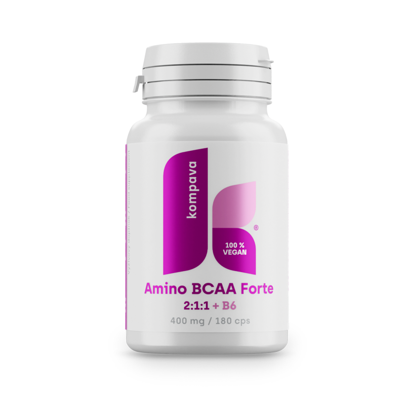 Amino BCAA Forte 2: 1: 1, 400 mg / 200 kaps