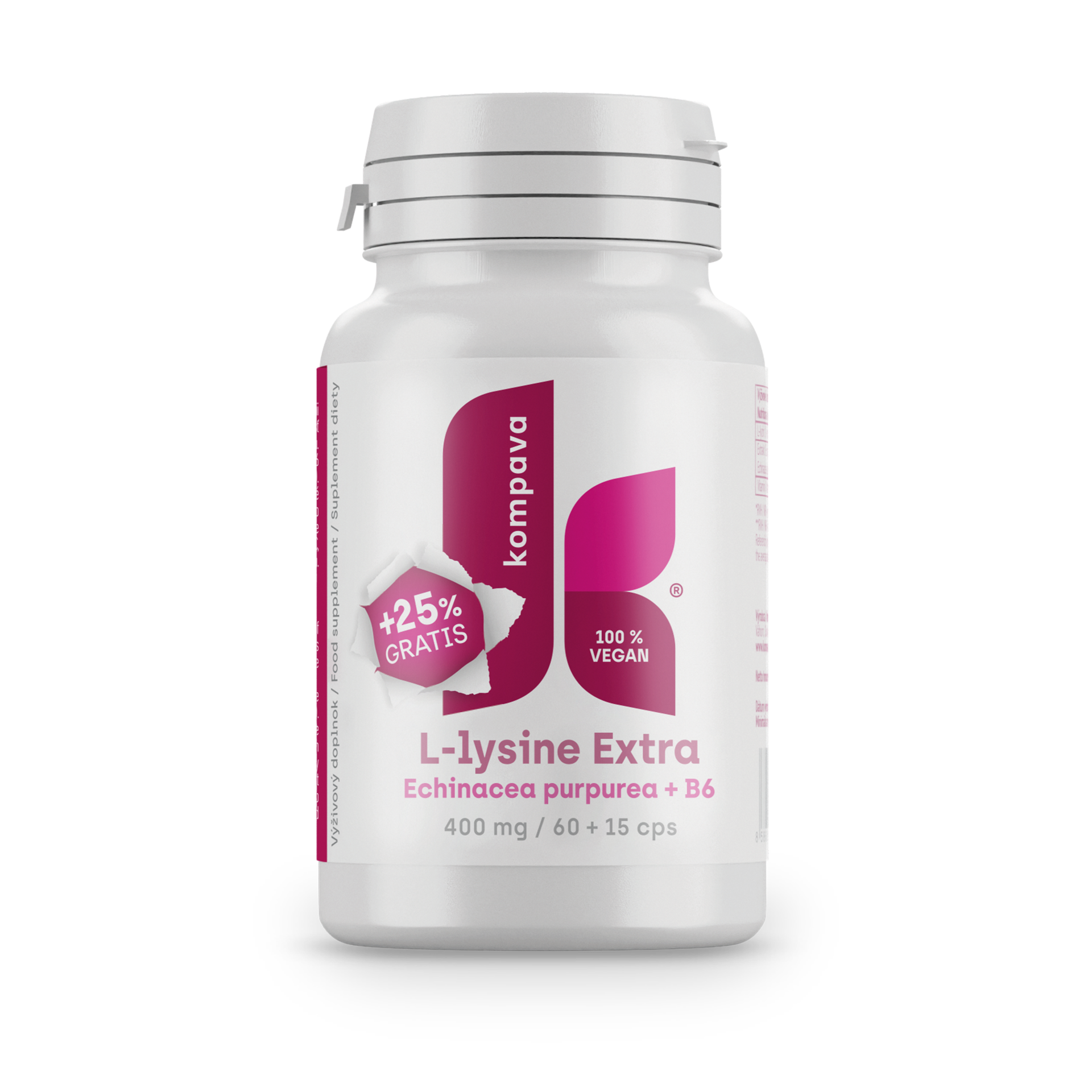 L-lizyna Extra 400 mg/75 kaps +25%
