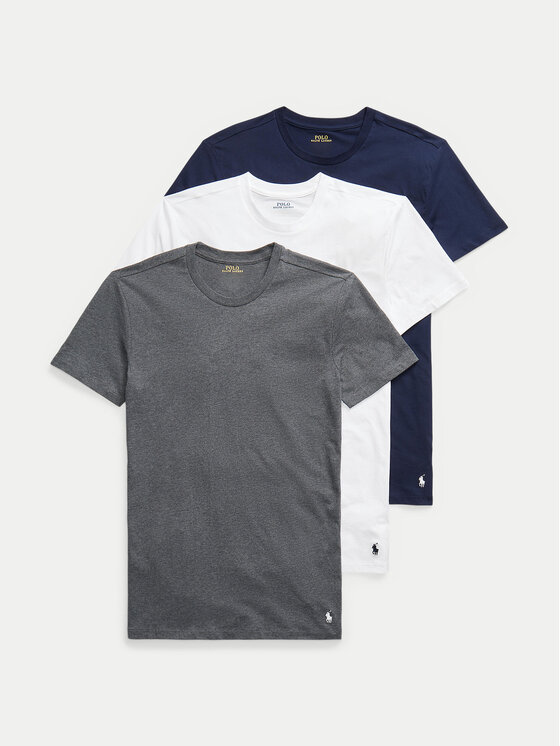 Polo Ralph Lauren Komplet 3 t-shirtów 714830304036 Kolorowy Slim Fit