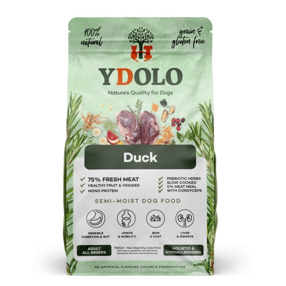 Ydolo Duck - Kaczka - Karma Półwilgotna Dla Psa (2,5Kg)