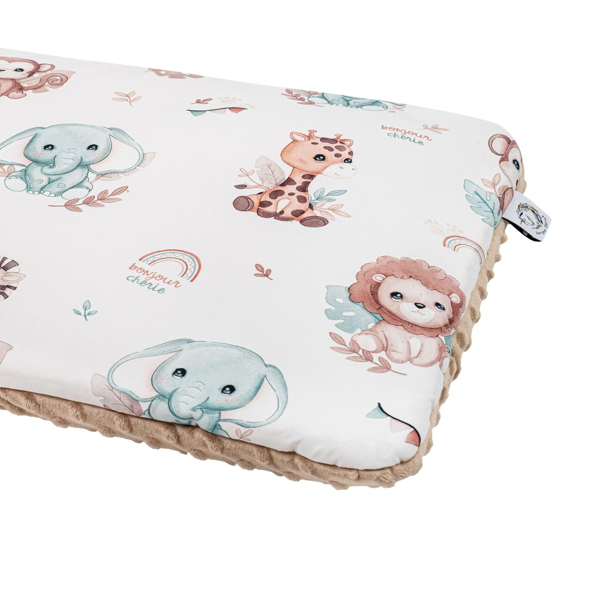 Poduszka Przedszkolaka Safari 40x60 cm bawełna/minky