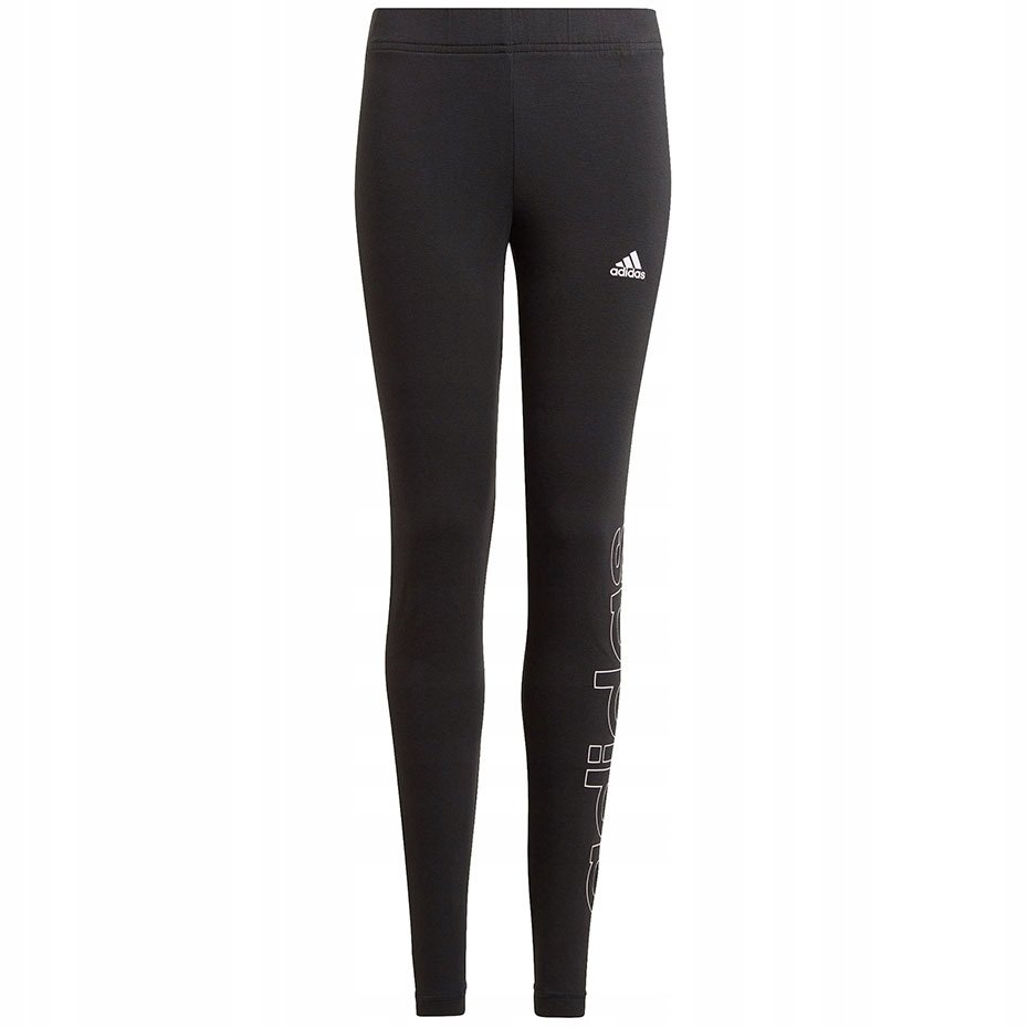 Legginsy dla dzieci adidas Essentials Logo czarne GN4044 116cm