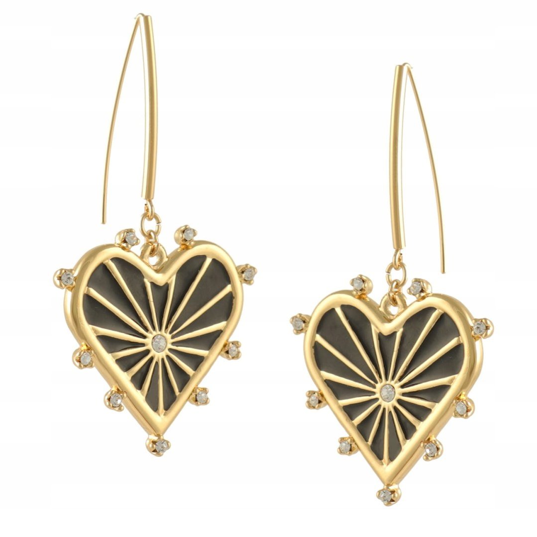 KOLCZYKI Z SERCEM Z KOLEKCJI BELLA (P23/ZWE/05AU)