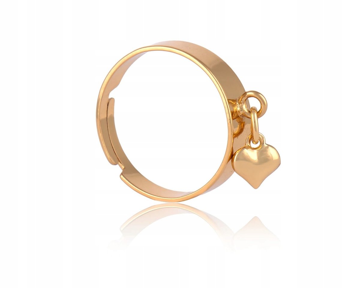REGULOWANA OBRĄCZKA Z WISZĄCYM SERDUSZKIEM Z KOLEKCJI TEEN VIBE (R24/TEN/16