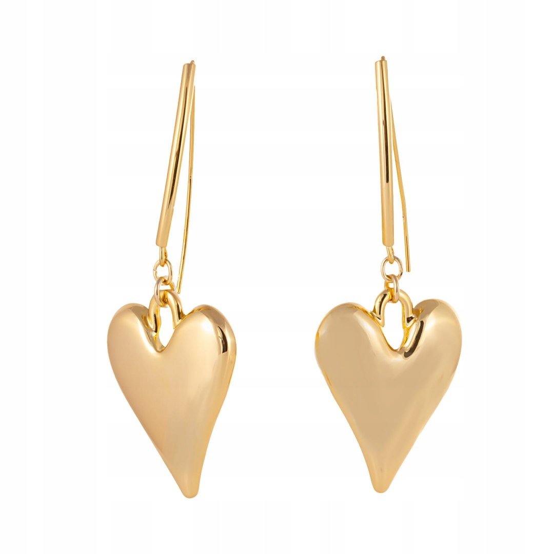 KOLCZYKI WISZĄCE SERCA (P24/JES/40AU)