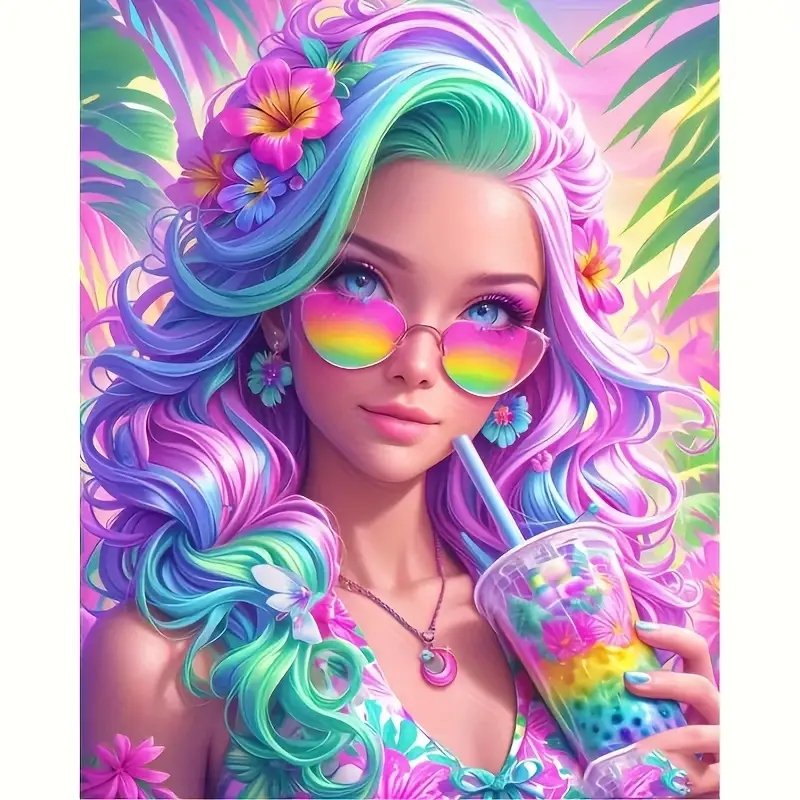 Piękna Barbie Haft Diamentowa Mozaika Diamond Painting