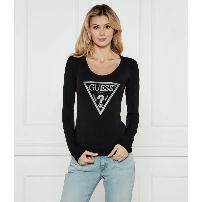 GUESS Bluzka Slim Fit