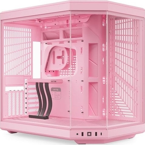 Hyte Y70 Midi-Tower, Tempered Glass- Strawberry Milk