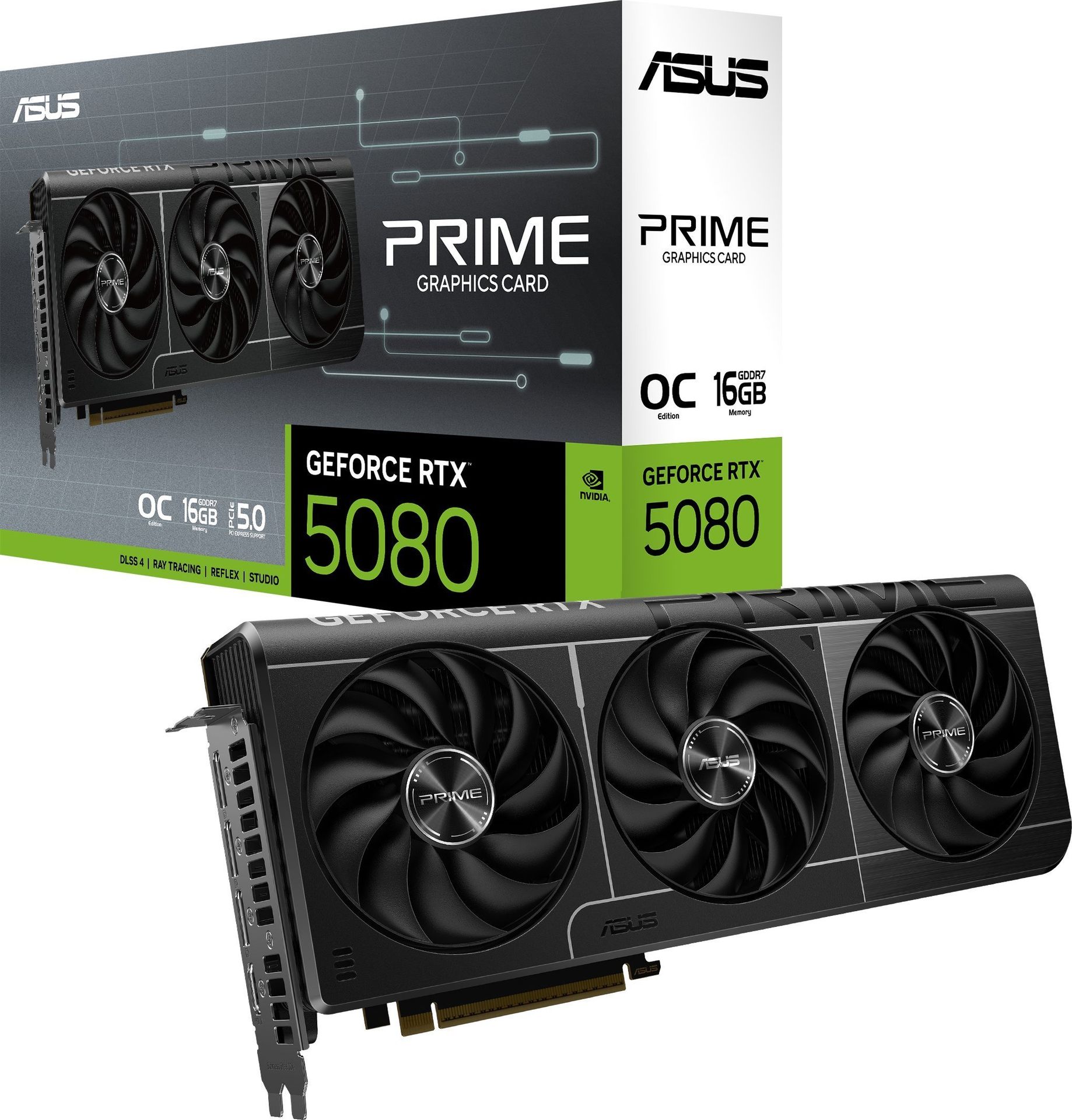 Asus Prime GeForce RTX 5080 OC 16GB GDDR7 PRIME-RTX5080-O16G