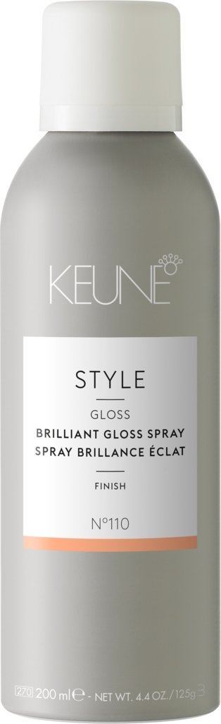 Keune Keune, Style Brilliant Gloss, Hair Spray, Smooth & Shine, Natural Hold, 110, 200 ml For Women