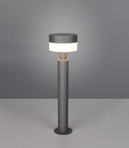 Mackenzie H50 lampa stojąca ogrodowa 1xLED/8W/IP54 antracyt 530561142