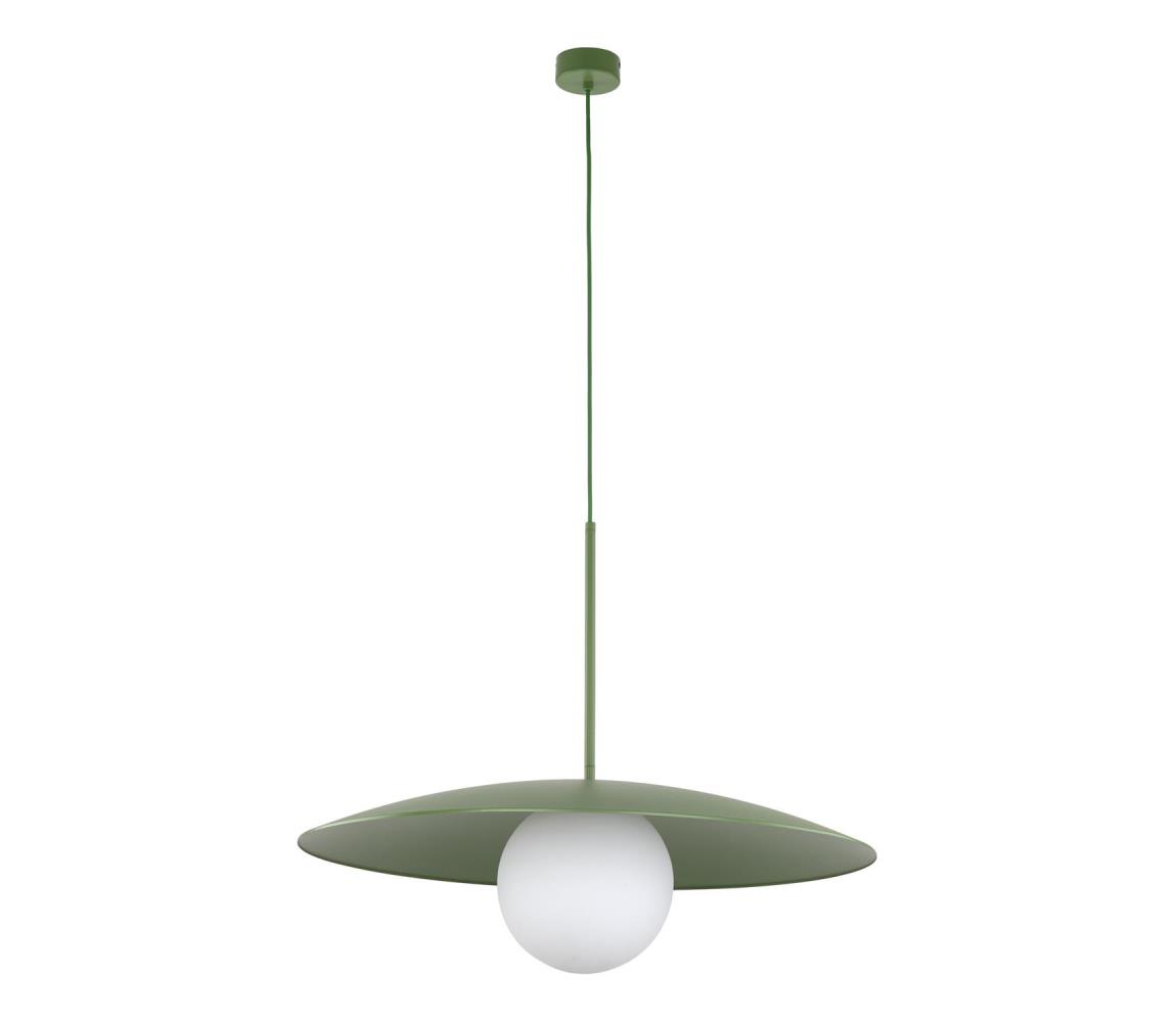 Żyrandol na lince SLATE 1xE27/15W/230V śr. 65 cm zielony