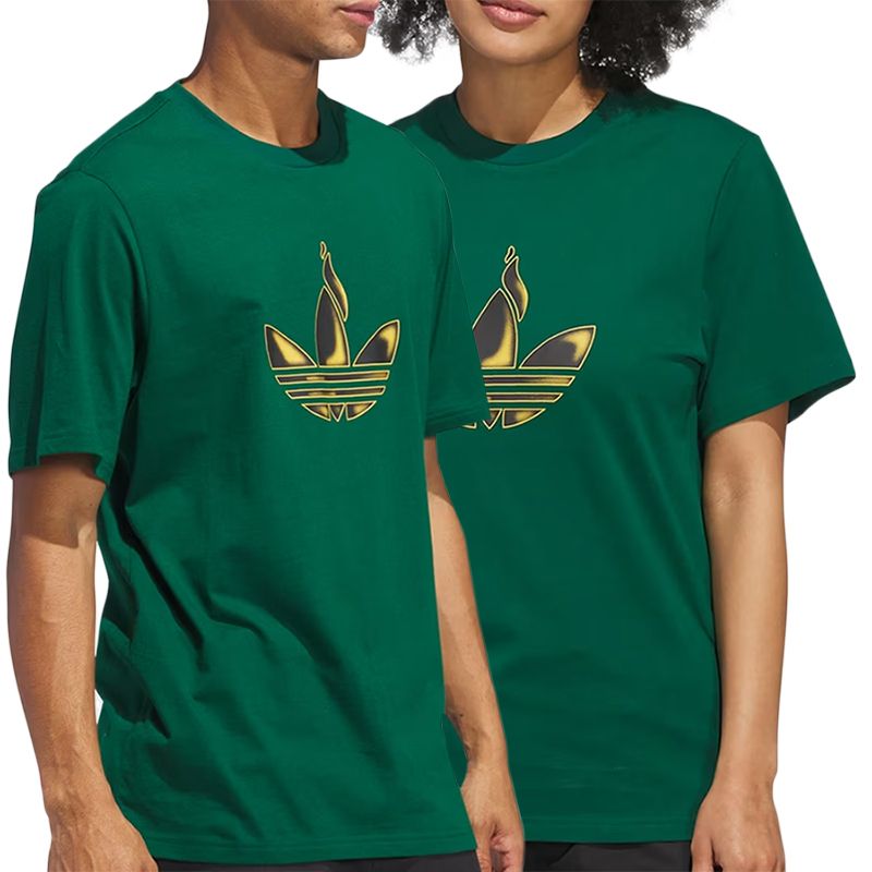 Koszulka adidas Originals Trefoil Torch Tee JD2833 - zielona