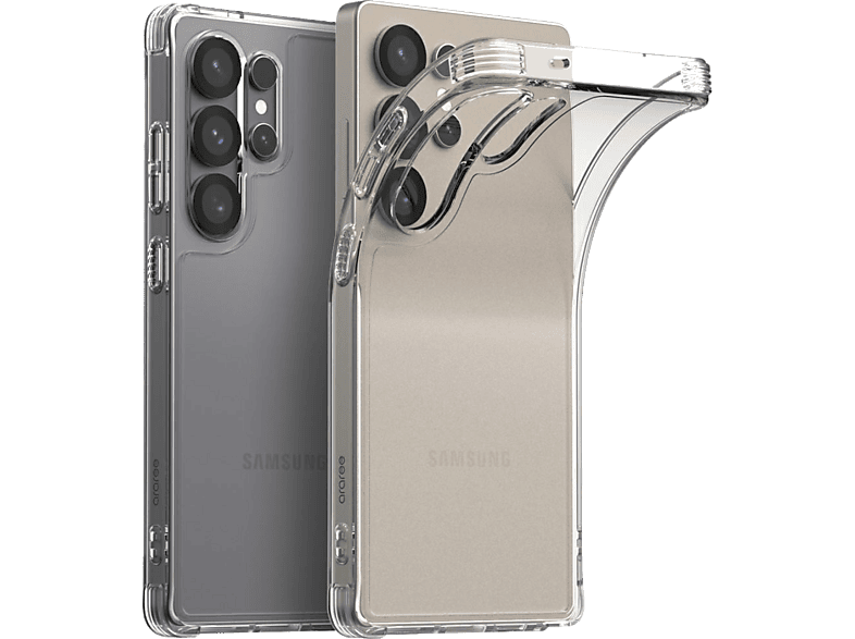 Etui - plecki ARAREE Flexield do Samsunga Galaxy S25 Ultra Przezroczysty