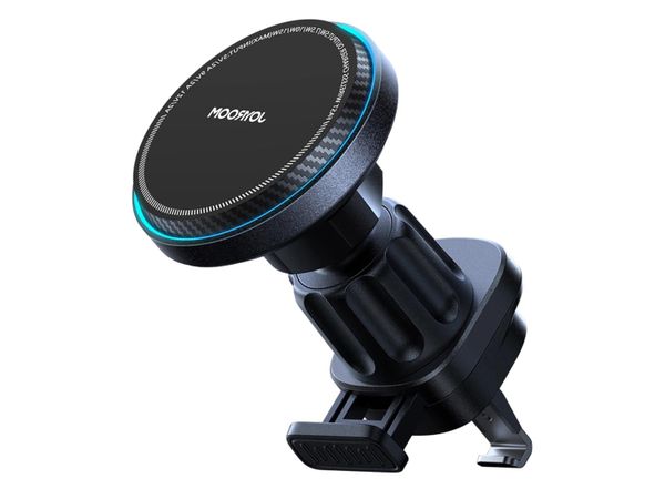 JoyRoom Uchwyt samochodowy z ładowarką indukcyjną i wentylatorem 6941237181855
