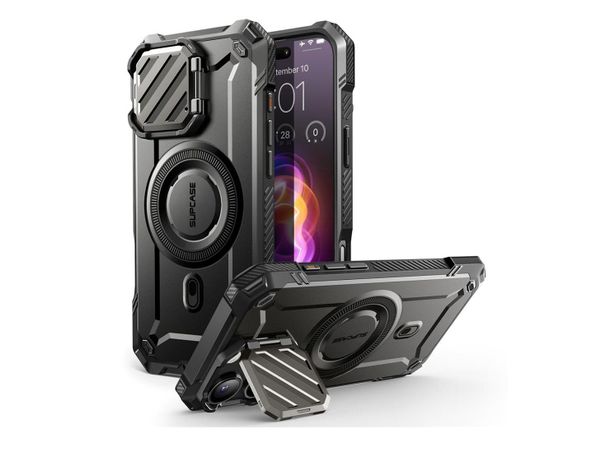 Supcase Ub Xt Mag Magsafe do iPhone 16 Black 843439150287