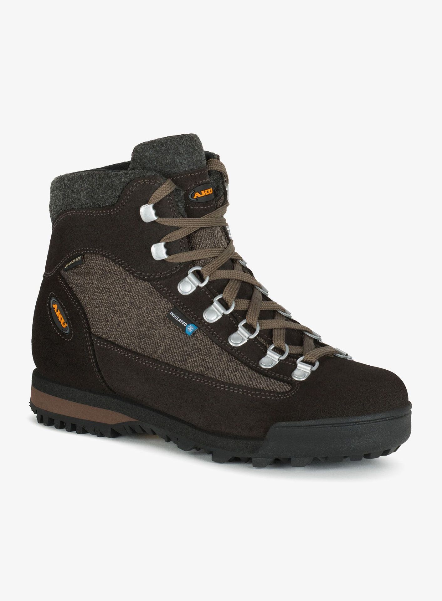 Buty trekkingowe damskie AKU Ultra Light Warm GTX - brown/anthracite